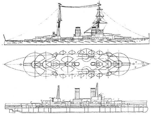 Линейные корабли “Эджинкорт”, “Канада” и “Эрин”. 1910-1922 гг. - img_4.jpg