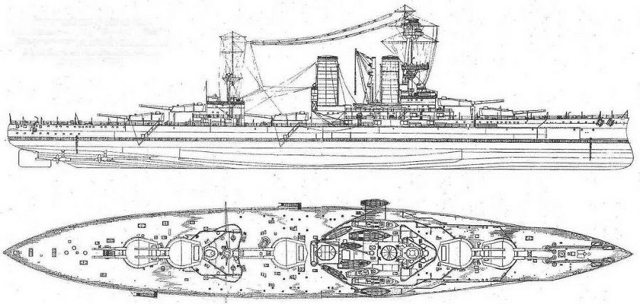 Линейные корабли “Эджинкорт”, “Канада” и “Эрин”. 1910-1922 гг. - img_25.jpg