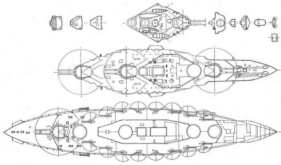 Линейные корабли “Эджинкорт”, “Канада” и “Эрин”. 1910-1922 гг. - img_42.jpg