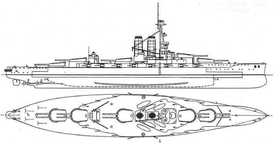 Линейные корабли “Эджинкорт”, “Канада” и “Эрин”. 1910-1922 гг. - img_48.jpg