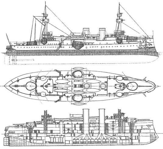 Образцовые броненосцы Франции. Часть I. “Жорегибери”. 1891-1934 гг. - img_4.jpg