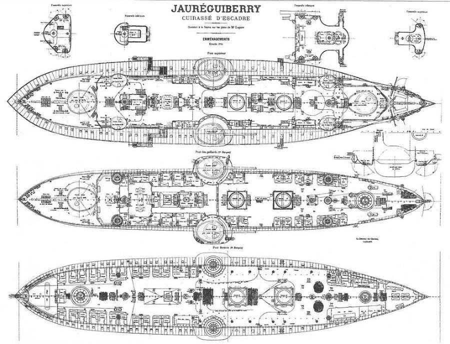 Образцовые броненосцы Франции. Часть I. “Жорегибери”. 1891-1934 гг. - img_19.jpg