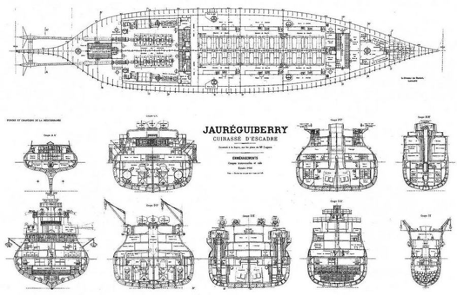 Образцовые броненосцы Франции. Часть I. “Жорегибери”. 1891-1934 гг. - img_22.jpg