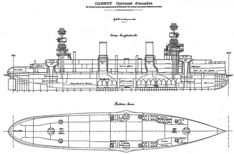 Образцовые броненосцы Франции. Часть II. “Карно” (1891-1922) - img_13.jpg