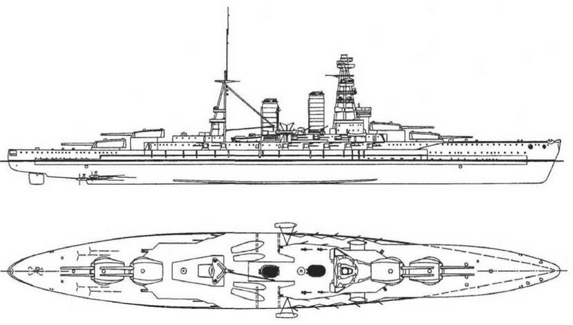 Линейные корабли типа "Нагато". 1911-1945 гг. - img_10.jpg