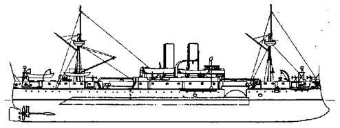 Броненосцы Соединенных Штатов Америки "Мэн", "Техас", "Индиана", "Массачусетс", "Орегон" и "Айова" - pic_3.jpg