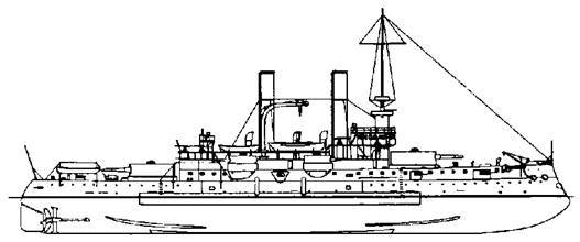 Броненосцы Соединенных Штатов Америки "Мэн", "Техас", "Индиана", "Массачусетс", "Орегон" и "Айова" - pic_59.jpg