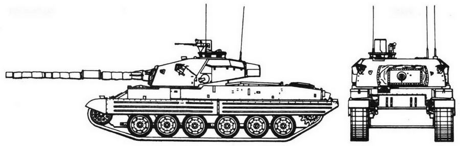 Средние и основные танки зарубежных стран 1945 — 2000 Часть 1 - img_11.jpg