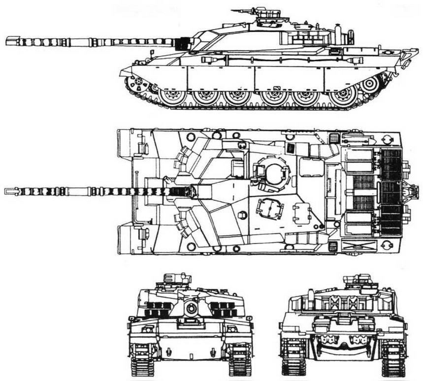 Средние и основные танки зарубежных стран 1945 — 2000 Часть 1 - img_12.jpg