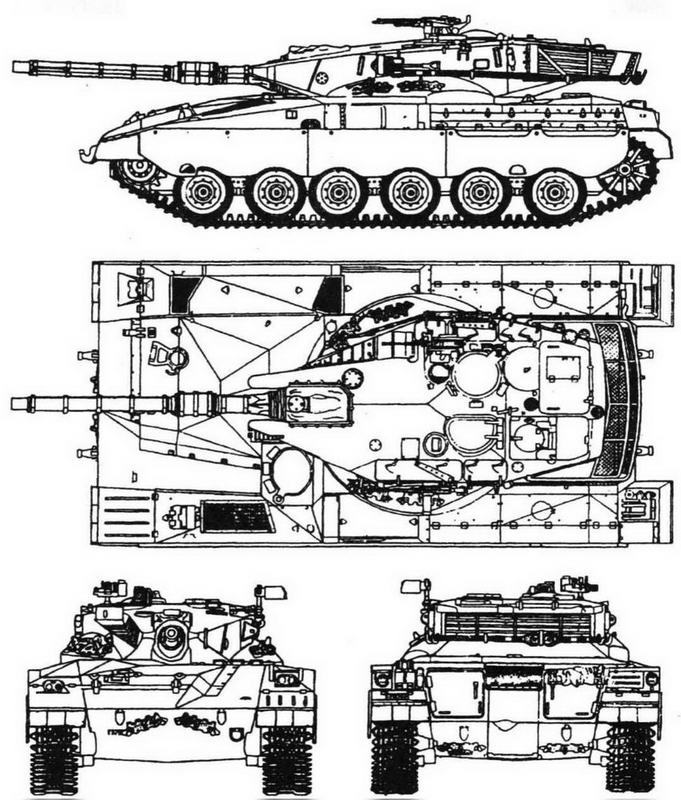 Средние и основные танки зарубежных стран 1945 — 2000 Часть 1 - img_30.jpg