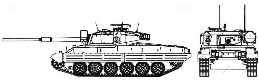 Средние и основные танки зарубежных стран 1945 — 2000 Часть 1 - img_34.jpg