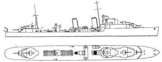 Эскадренные миноносцы Англии во второй мировой войне. Часть I (1925 -1945 гг.) - img_52.jpg