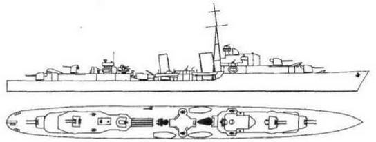 Эскадренные миноносцы Англии во второй мировой войне. Часть I (1925 -1945 гг.) - img_55.jpg