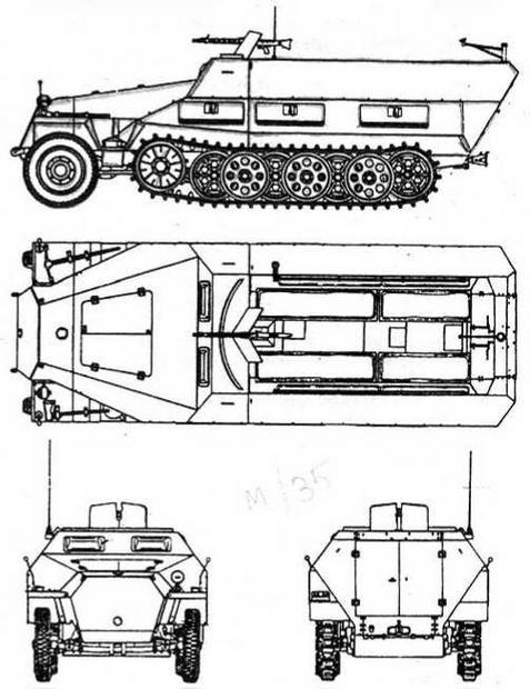 Бронетанковая техника Германии 1939 - 1945 (часть II) Бронеавтомобили, бронетранспортеры, тягачи и спецмашины - img_23.jpg