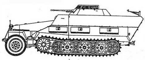 Бронетанковая техника Германии 1939 - 1945 (часть II) Бронеавтомобили, бронетранспортеры, тягачи и спецмашины - img_33.jpg