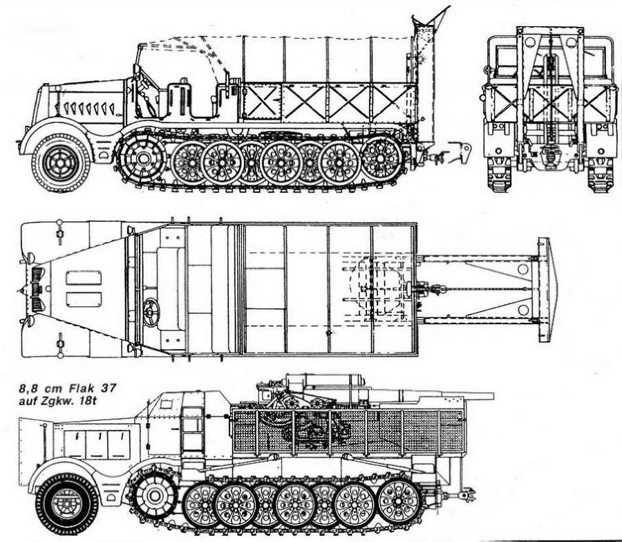 Бронетанковая техника Германии 1939 - 1945 (часть II) Бронеавтомобили, бронетранспортеры, тягачи и спецмашины - img_47.jpg