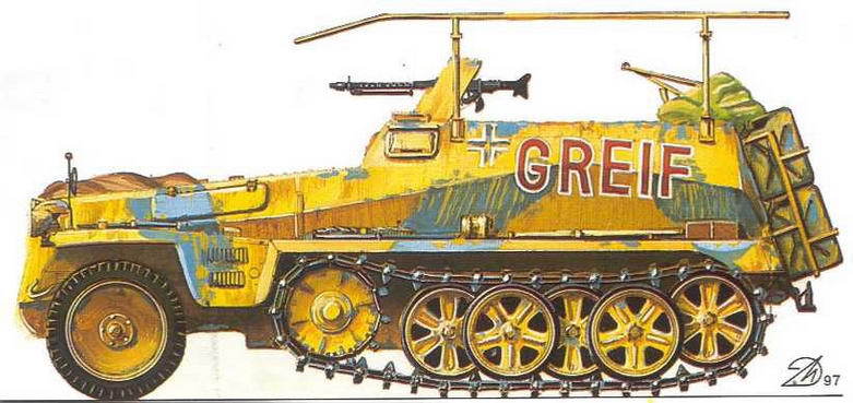 Бронетанковая техника Германии 1939 - 1945 (часть II) Бронеавтомобили, бронетранспортеры, тягачи и спецмашины - img_87.jpg