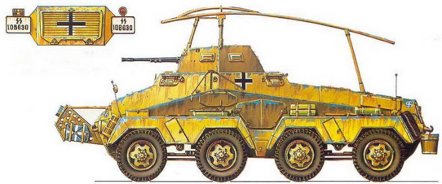 Бронетанковая техника Германии 1939 - 1945 (часть II) Бронеавтомобили, бронетранспортеры, тягачи и спецмашины - img_88.jpg