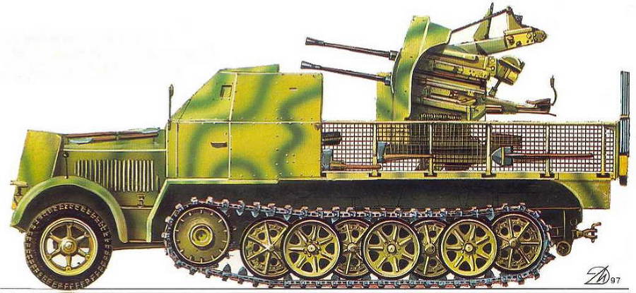 Бронетанковая техника Германии 1939 - 1945 (часть II) Бронеавтомобили, бронетранспортеры, тягачи и спецмашины - img_90.jpg