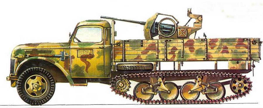 Бронетанковая техника Германии 1939 - 1945 (часть II) Бронеавтомобили, бронетранспортеры, тягачи и спецмашины - img_91.jpg