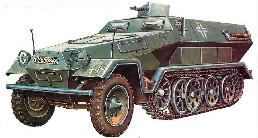 Бронетанковая техника Германии 1939 - 1945 (часть II) Бронеавтомобили, бронетранспортеры, тягачи и спецмашины - img_92.jpg
