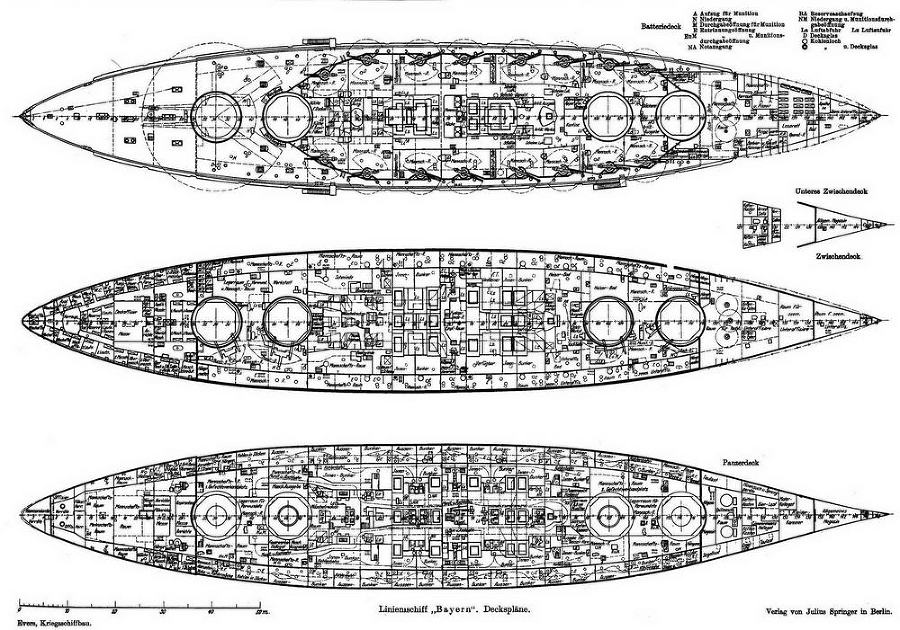 Линейные корабли типа "Баерн". Последние дредноуты империи кайзера Вильгельма II. - _42.jpg