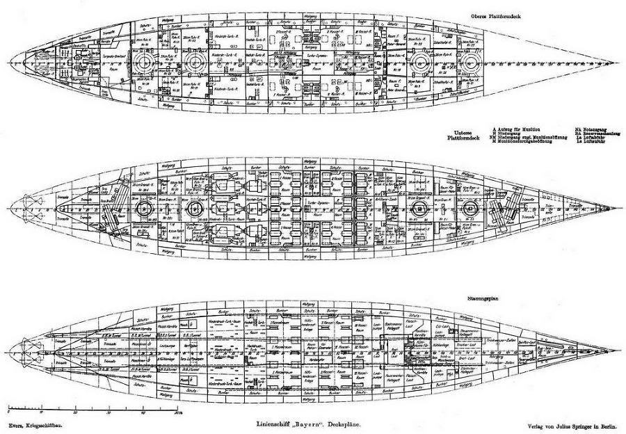 Линейные корабли типа "Баерн". Последние дредноуты империи кайзера Вильгельма II. - _43.jpg