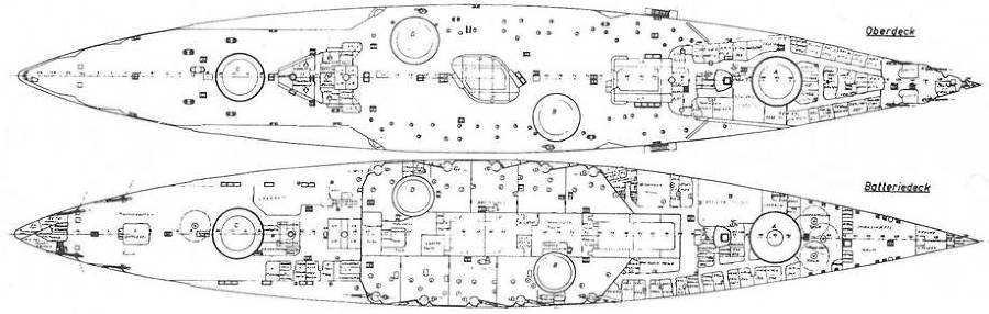 Линейные крейсера Фон дер Танн, Мольтке, Гебен и Зейдлиц. 1907-1918 гг. - _13.jpg