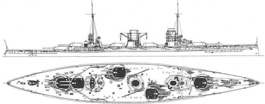 Линейные крейсера Фон дер Танн, Мольтке, Гебен и Зейдлиц. 1907-1918 гг. - _40.jpg