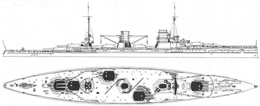 Линейные крейсера Фон дер Танн, Мольтке, Гебен и Зейдлиц. 1907-1918 гг. - _81.jpg