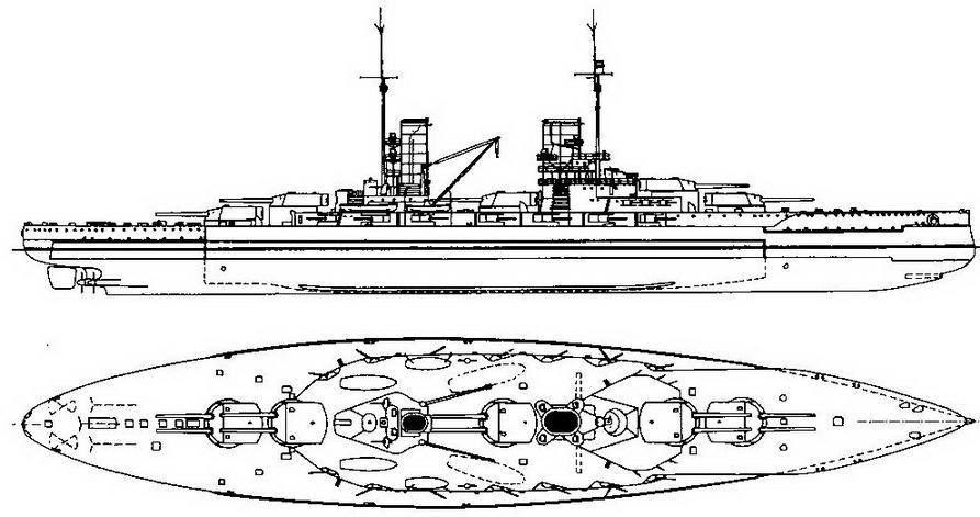 Линейные корабли типов Кайзер и Кениг. 1909-1918 гг. - _35.jpg