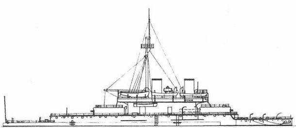Брустверно-башенные броненосцы Глаттон, Девастейшен, Тандерер и Дредноут. 1868-1908 гг. - _13.jpg