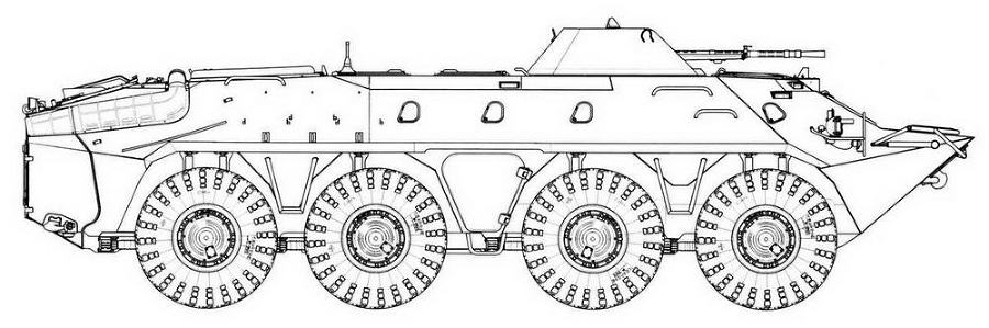 Отечественные колесные бронетранспортеры БТР-60, БТР-70, БТР-80 - _78.jpg