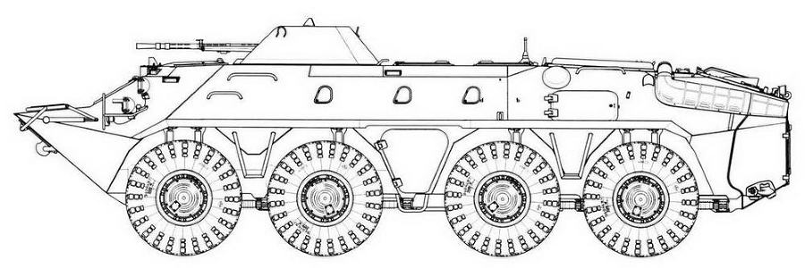Отечественные колесные бронетранспортеры БТР-60, БТР-70, БТР-80 - _79.jpg