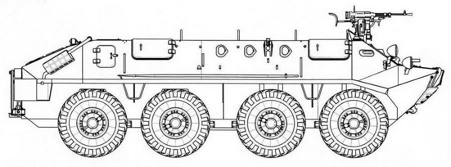 Отечественные колесные бронетранспортеры БТР-60, БТР-70, БТР-80 - _20.jpg