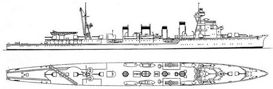 Легкие крейсера Японии. 1917-1945 гг. - _145.jpg