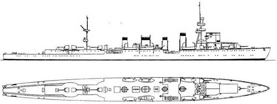 Легкие крейсера Японии. 1917-1945 гг. - _130.jpg
