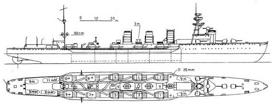 Легкие крейсера Японии. 1917-1945 гг. - _46.jpg