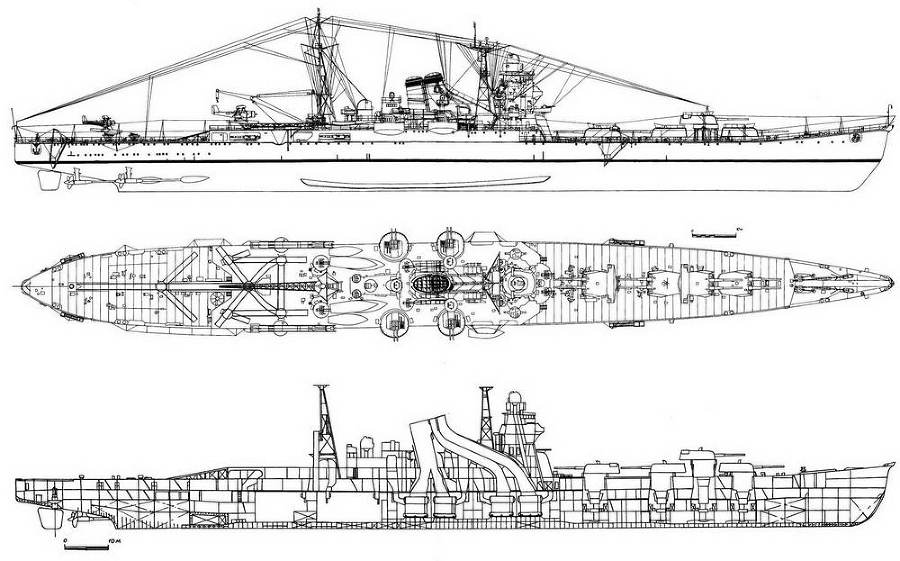 Японские тяжелые крейсера. Том 1. История создания, описание конструкции, предвоенные модернизации. - img_107.jpg
