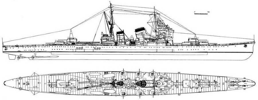 Японские тяжелые крейсера. Том 1. История создания, описание конструкции, предвоенные модернизации. - img_95.jpg