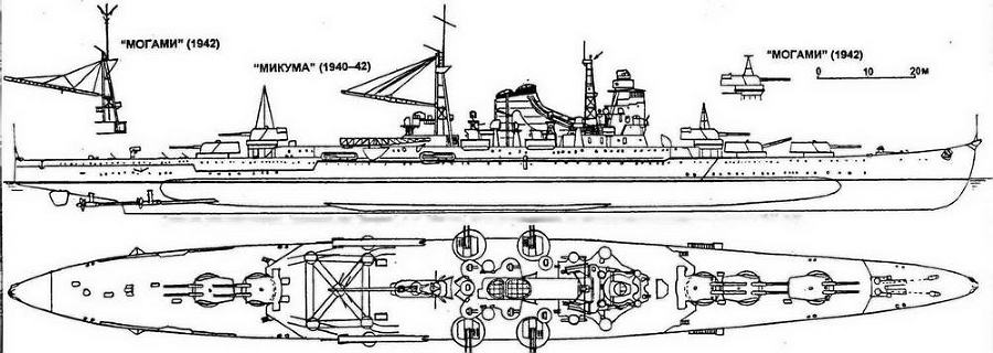 Японские тяжелые крейсера. Том 2: Участие в боевых действиях, военные модернизации, окончательная судьба - img_16.jpg