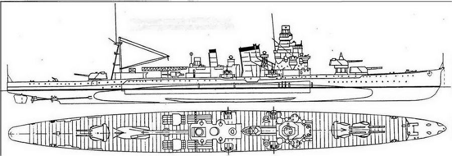 Японские тяжелые крейсера. Том 2: Участие в боевых действиях, военные модернизации, окончательная судьба - img_23.jpg