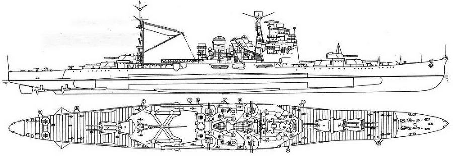 Японские тяжелые крейсера. Том 2: Участие в боевых действиях, военные модернизации, окончательная судьба - img_56.jpg