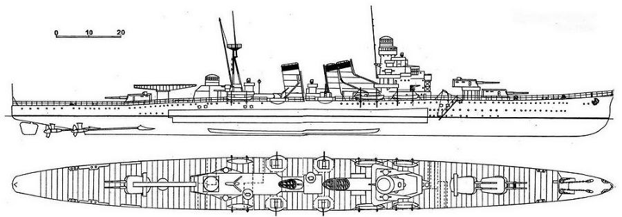 Японские тяжелые крейсера. Том 2: Участие в боевых действиях, военные модернизации, окончательная судьба - img_88.jpg