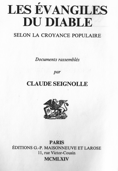 Сказания о Дьяволе согласно народным верованиям. Свидетельства, собранные Клодом Сеньолем - i_001.jpg