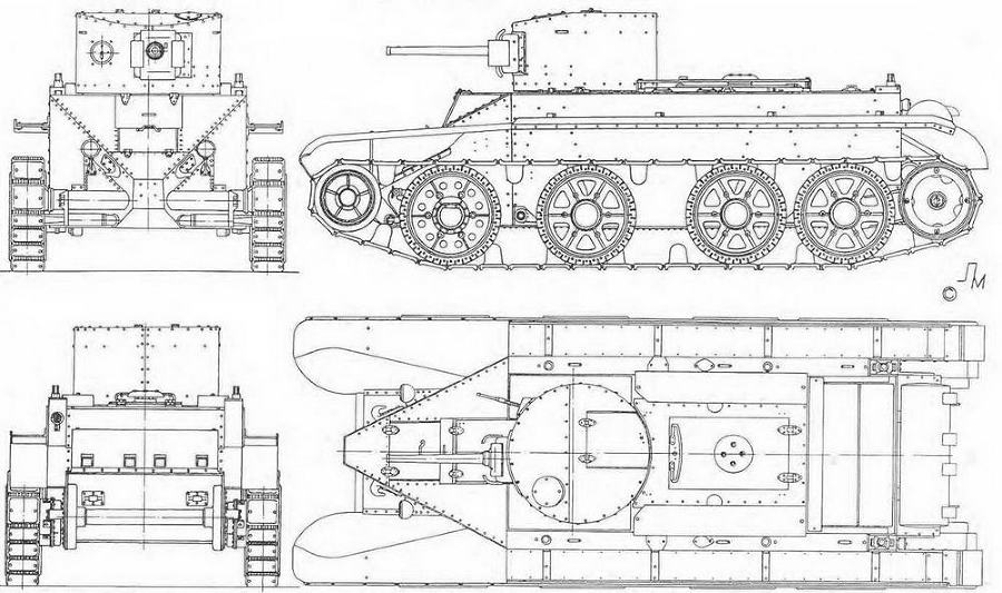 Танки БТ. Часть 1. Колесно-гусеничный танк БТ-2 - _111.jpg