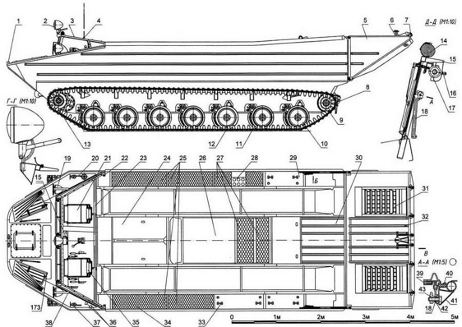 Гусеничный плавающий транспортер К-61 - img_20.jpg