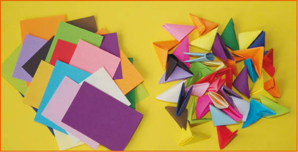 Парусник оригами - схема сборки оригами по шагам