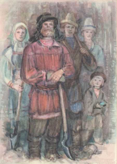 Малахитовая шкатулка(Уральские сказы. Илл. А.Н. Якобсон) - i_061.jpg