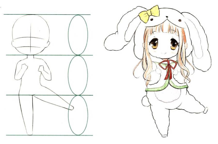 How to draw manga: Step-by-step guide for learning to draw basic manga chibis - _1.jpg